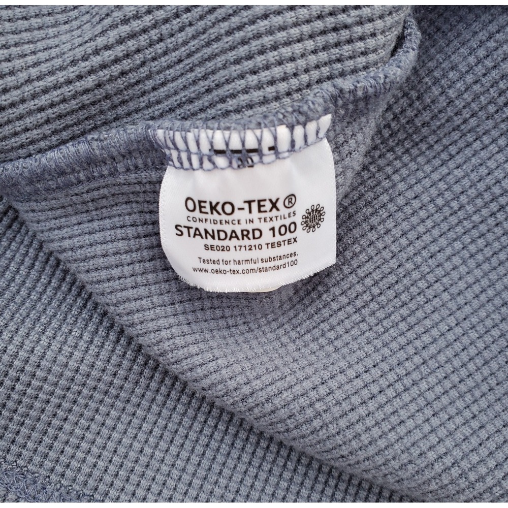 Sonoma Ladies Blue Cozy‎ Waffle Pullover Long Sleeve Top Extra Large - Picture 5 of 6
